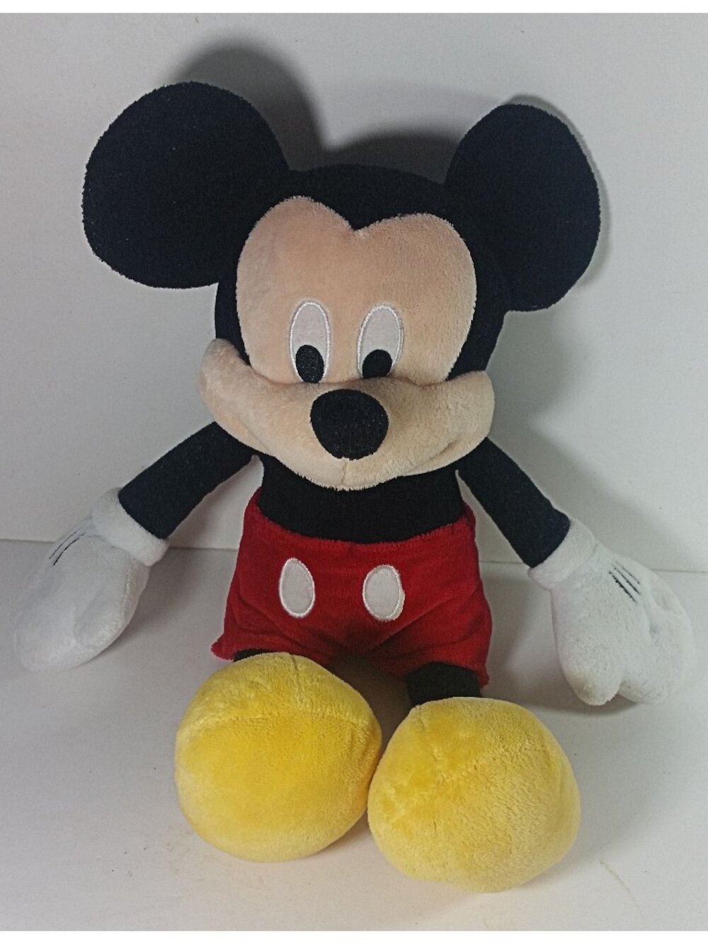 Mickey Mouse Plush 16in Disney Stuffed Animal Classic Red Pants Yellow Shoes